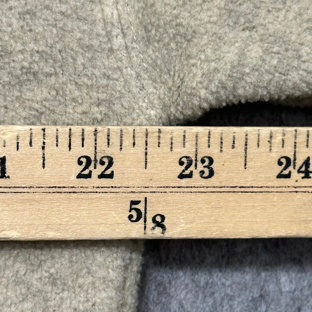 Vintage Gap Mens Large V-Neck Fleece Pullover Sweater Tan Beige‎ Comfort